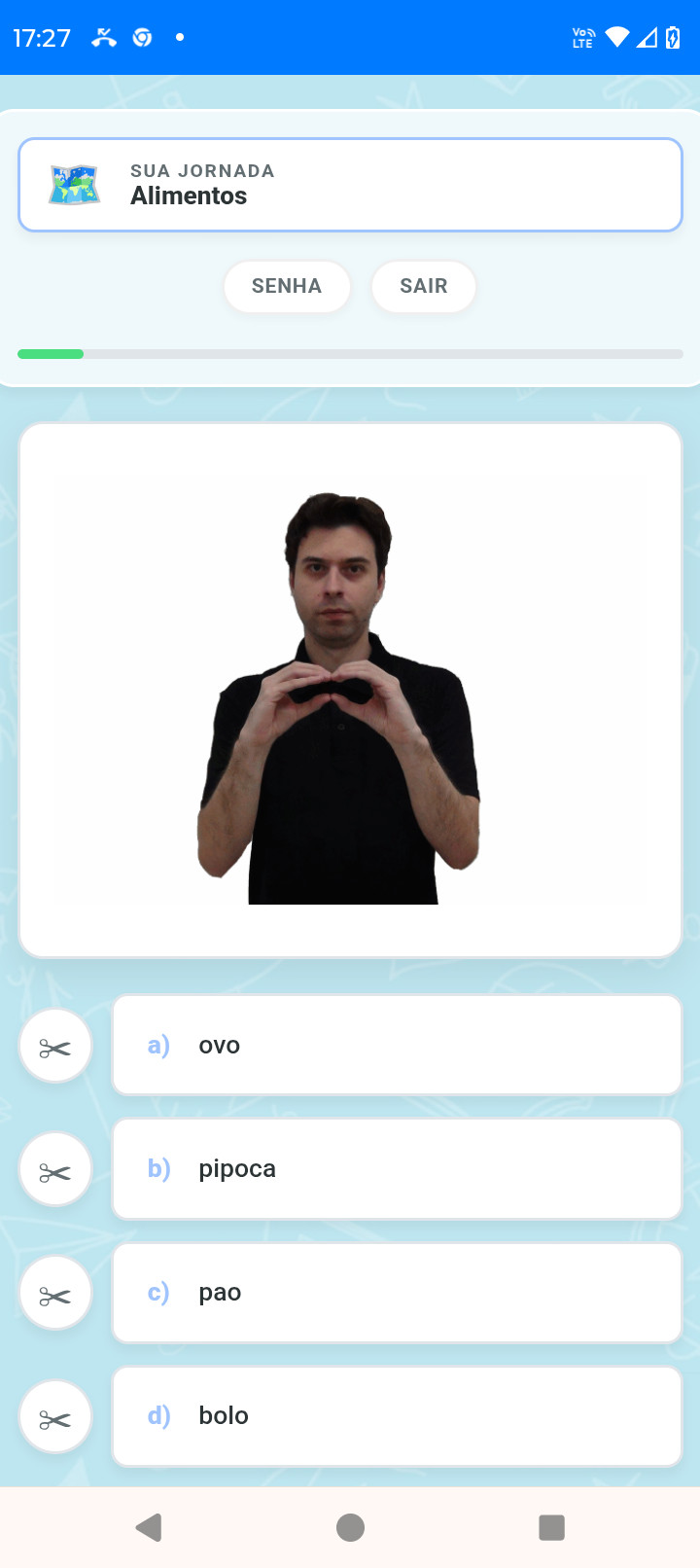 Tela do Aplicativo