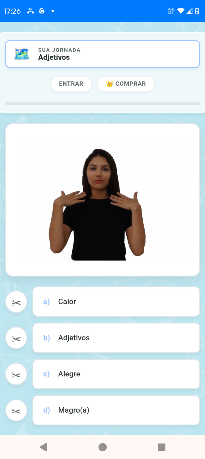 Tela do Aplicativo
